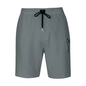 شلوارک مردانه ان سی نو مدل دریس رنگ طوسی سیر