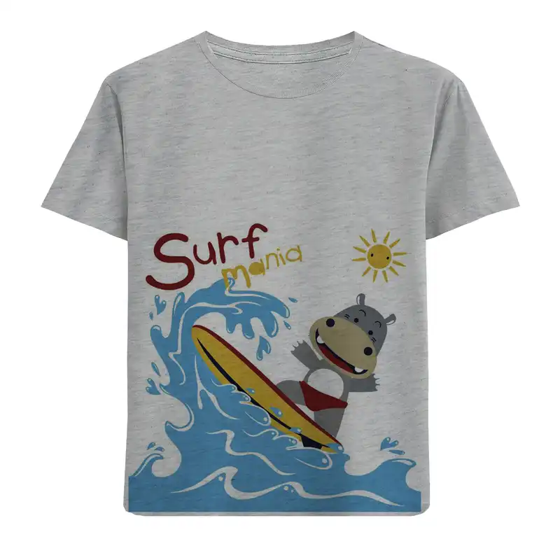 تی شرت بچگانه مدل موج سواری F284