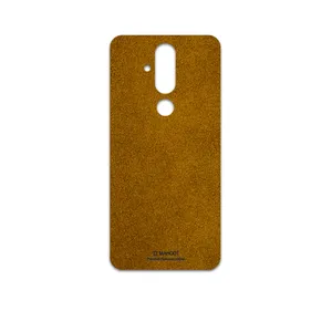 MAHOOT Brown-Chamois-Leather Cover Sticker for Nokia X71