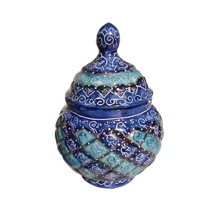 قندان میناکاری مدل گل کد D 2