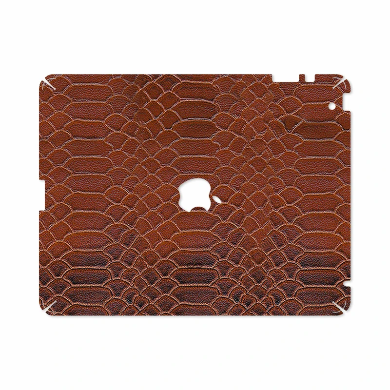 برچسب پوششی ماهوت مدل Brown-Snake-Leather مناسب برای تبلت اپل iPad 2 2011 A1395
