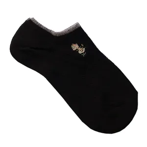 جوراب دخترانه مدل فلوور رنگ مشکی