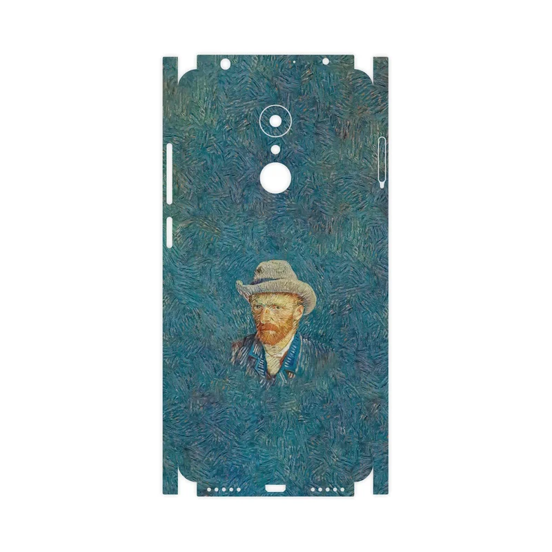 برچسب پوششی ماهوت مدل Self portrait with a gray felt hat-FullSkin مناسب برای گوشی موبایل شیائومی REDMI 5