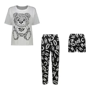 ست سه تکه لباس  راحتی زنانه مدل 12