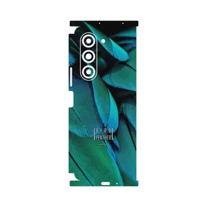 MAHOOT Green Feather-FullSkin Cover Sticker for Samsung Galaxy Z Fold 5
