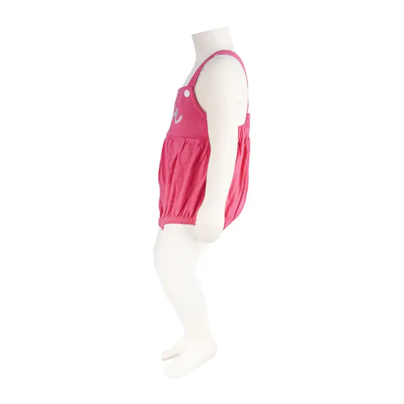 ست تی شرت و بادی  نوزادی آدمک کد 179391 رنگ سرخابی