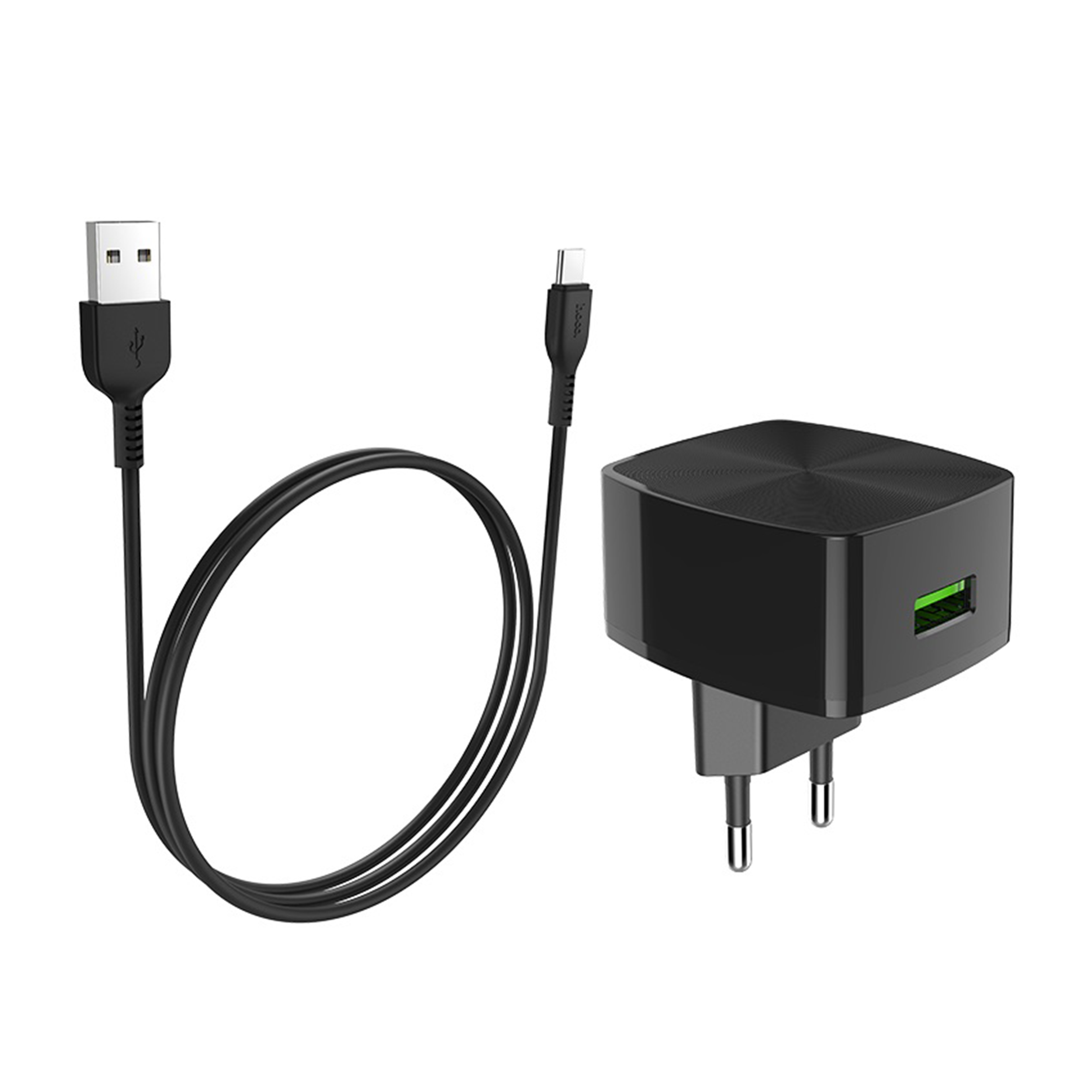 شارژر دیواری هوکو مدل  C70A به همراه کابل تبدیل  USB-C