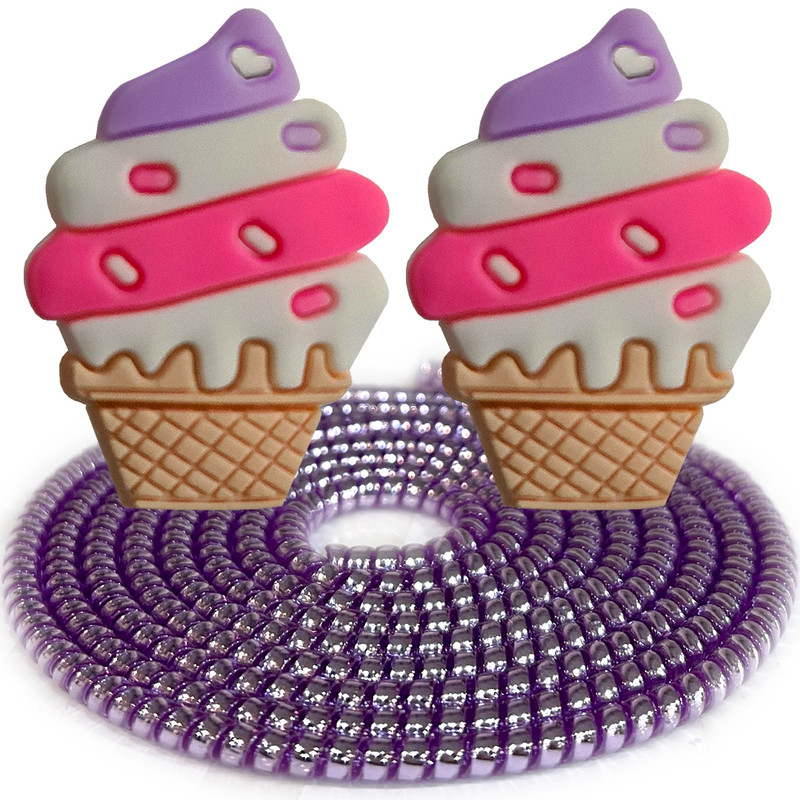 محافظ کابل رینیکا مدل Ice Cream 03 مجموعه 3 عددی