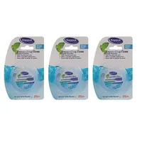 نخ دندان کاپوس اورال کر مدل پهن شونده 25 متری بسته 3 عددی