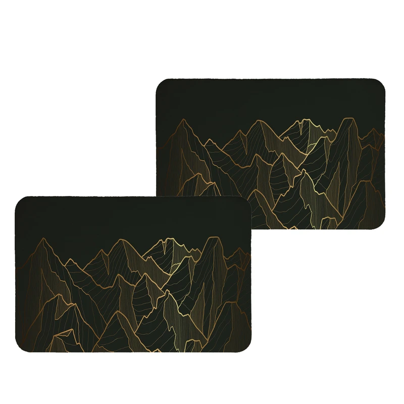 زیربشقابی طرح مدرن کد 8938 بسته 2 عددی 