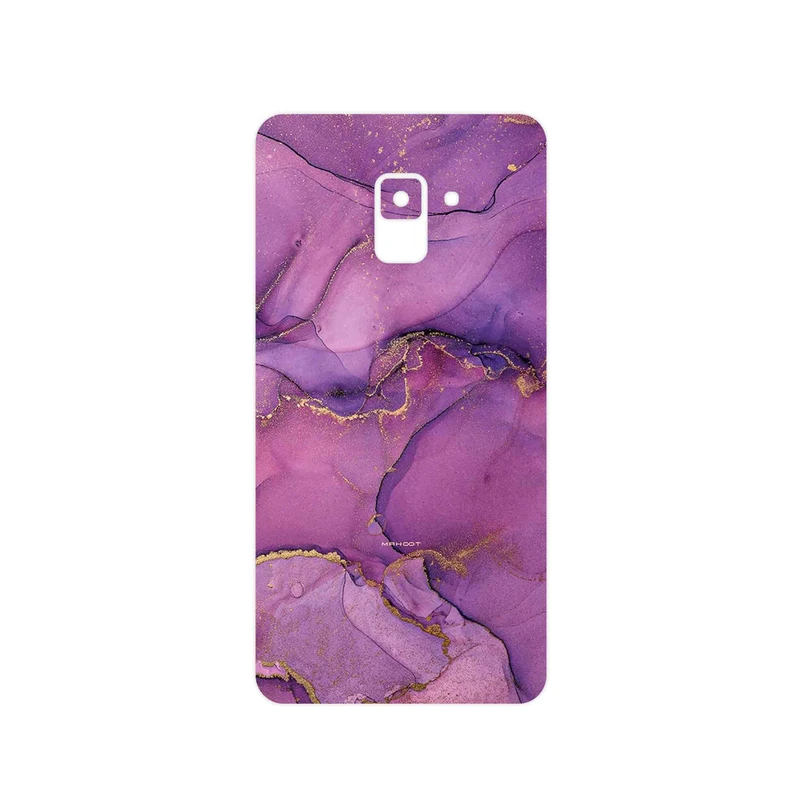 برچسب پوششی ماهوت مدل Purple Marble مناسب برای گوشی موبایل سامسونگ Galaxy A8 Plus 2018