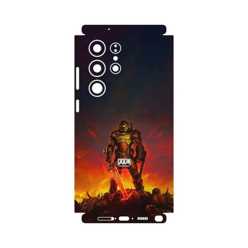 برچسب پوششی ماهوت مدل DOOM Game Series-FullSkin مناسب برای گوشی موبایل سامسونگ Galaxy S23 Ultra