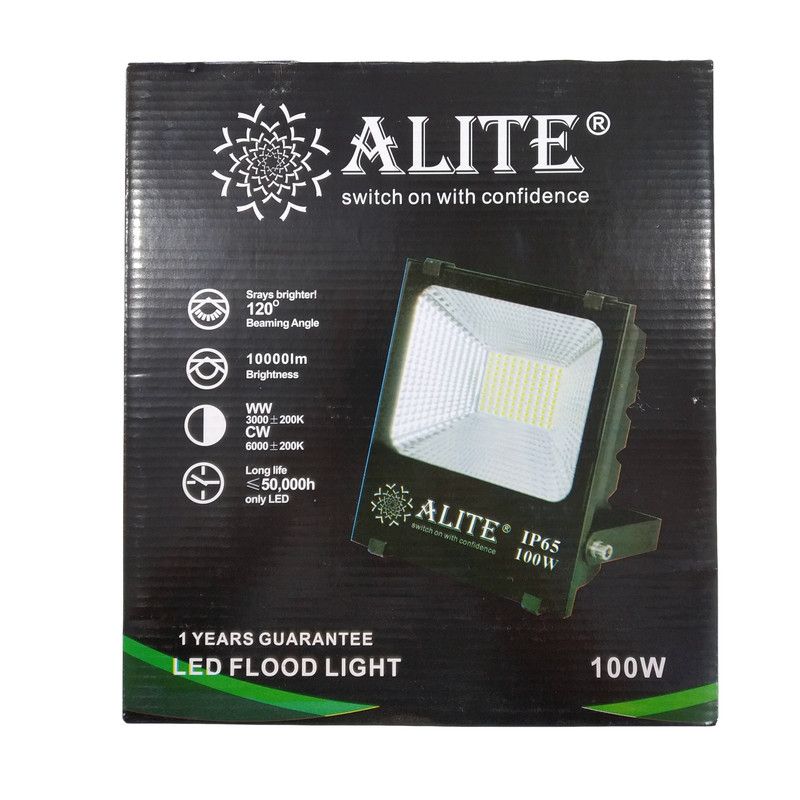 پرژکتور ال ای دی 100 وات ای لایت کد p10