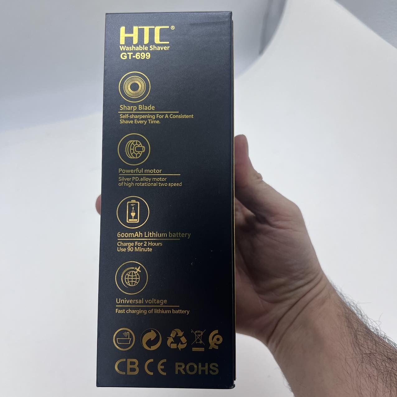 ماشین اصلاح موی بدن و صورت اچ تی سی  مدل GT-699 -  - 21