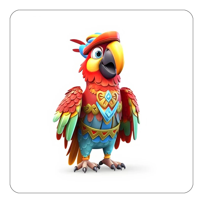 مگنت کاکتی طرح حیوانات رنگی مدل mp25692