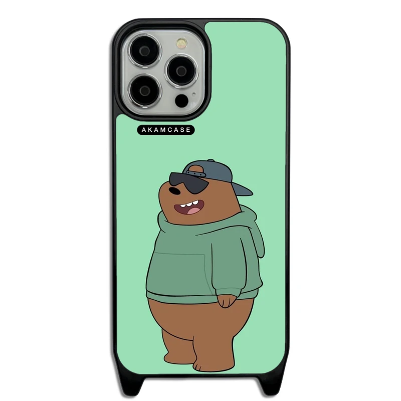 کاور آکام مدل AMCWLA13PROMAX-BARE BEAR4 مناسب برای گوشی موبایل اپل iPhone 13 Pro Max