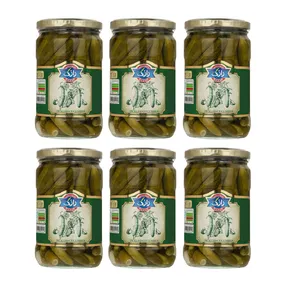 خیارشور ویژه رازک - 660 گرم بسته 6 عددی