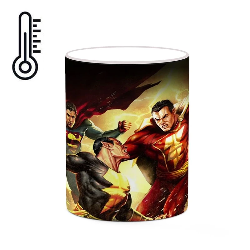 ماگ حرارتی کاکتی مدل بلک آدام Black Adam کد mgh38010