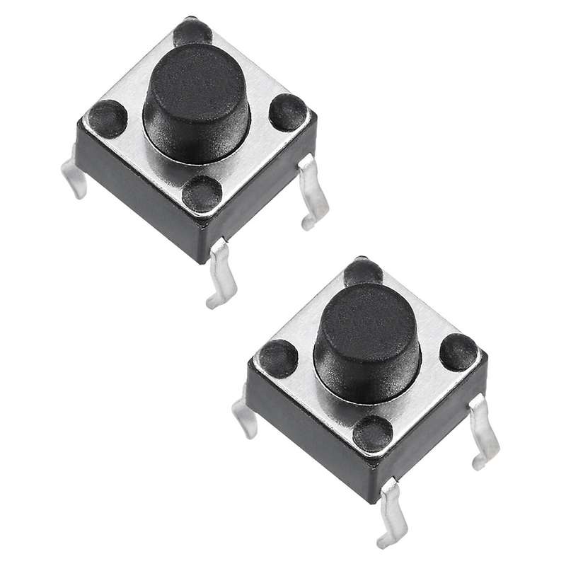 میکرو سوئیچ مدل Vertical-6×6×6-4P بسته 2 عددی