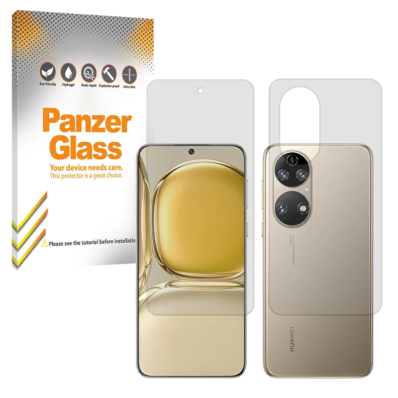 محافظ صفحه نمایش مات پنزر گلس مدل Resistant مناسب برای گوشی موبایل هوآوی P50 Pro به همراه محافظ پشت گوشی