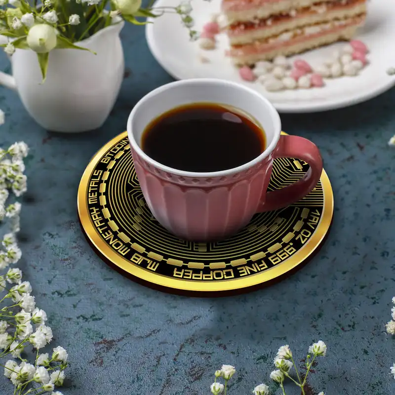 زیر لیوانی لوکسینو مدل بیت کوین کد Bitcoin_1