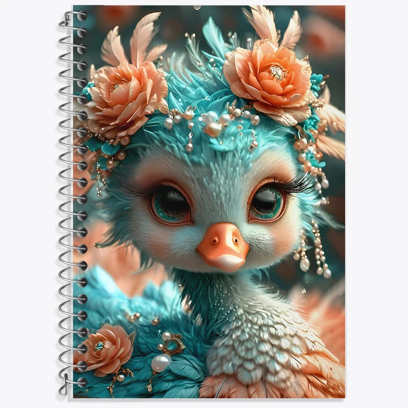 دفتر لغت 50 برگ خندالو طرح اردک زیبا کد F8133