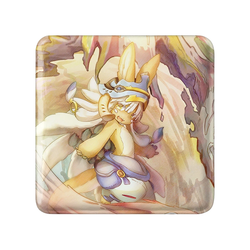 مگنت خندالو طرح ناناچی انیمه ساخته شده در پرتگاه Made in Abyss  مدل مربعی کد 22095