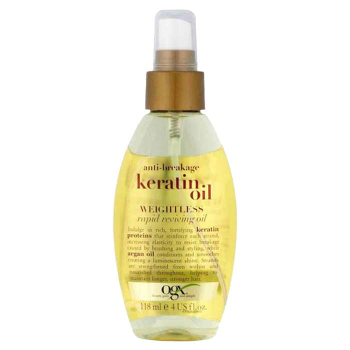 روغن مو او جی ایکس مدل keratin حجم 118 میلی لیتر