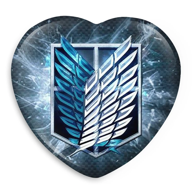 پیکسل خندالو طرح نماد آزادی انیمه اتک آن تایتان مدل قلبی کد 11016