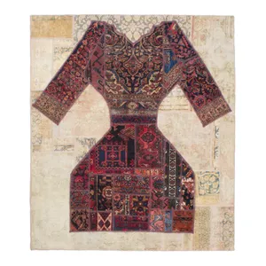 کلاژ فرش دستباف چهار متری مدل پیراهن کد 11786