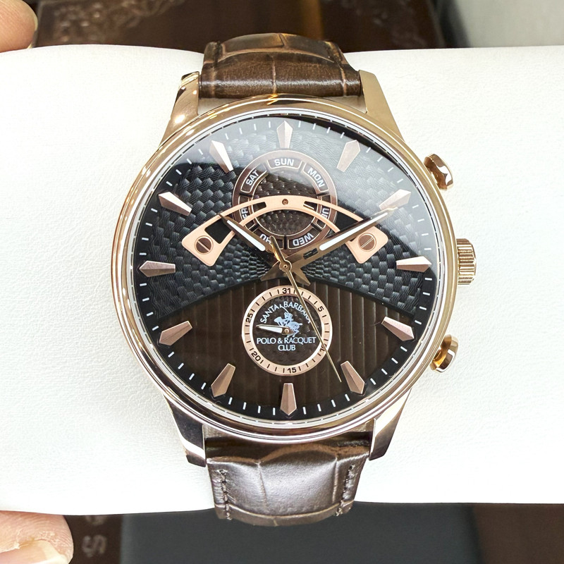ساعت مچی عقربهای مردانه کوارتز سانتا باربارا پولو راکت کلاب مدل SB.1.10593-4