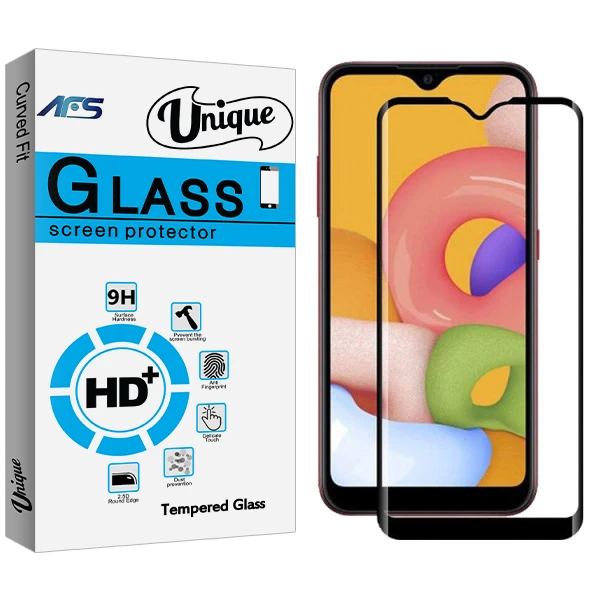 محافظ صفحه نمایش سرامیکی ای اف اس مدل Unique Glass مناسب برای گوشی موبایل سامسونگ Galaxy A01