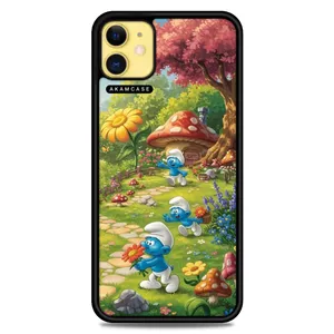 AKAM AMC-WA11-SMURFS-8 Cover For Apple iPhone 11