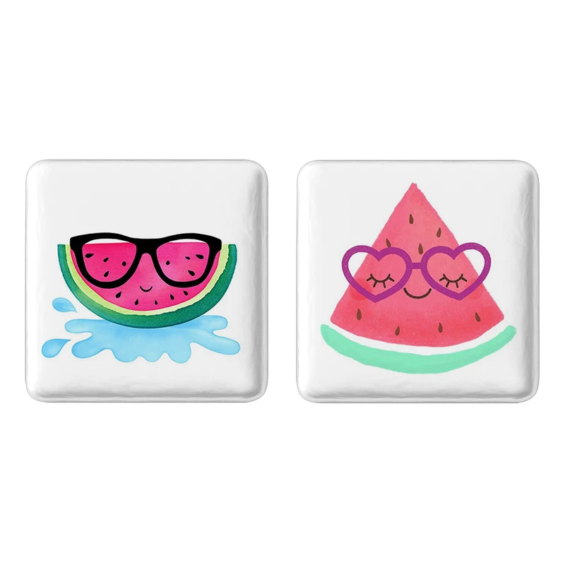 مگنت خندالو مدل هندوانه کد 53635365 مجموعه 2 عددی