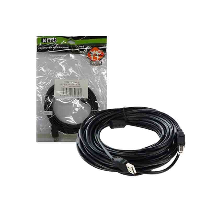 کابل پرینتر USB کی نت مدل K10 طول 10 متر
