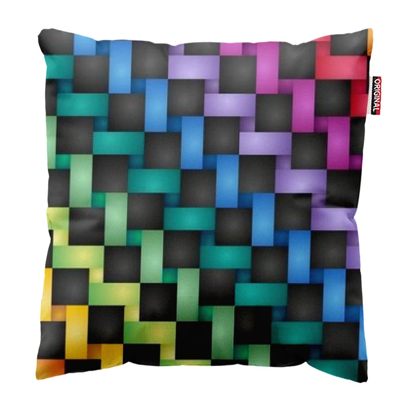 کوسن پاد آفرین طرح هندسی مدرن کد 3366 سایز 30*30 سانتی متر