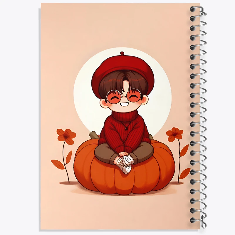 دفتر مشق 100 برگ خندالو طرح پسرانه کیوت کد F6659