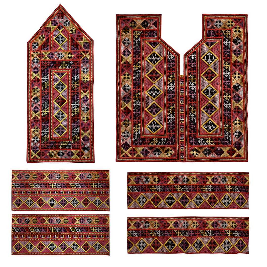 پارچه سوزن دوزی مدل SIP-17 مجموعه 6 عددی