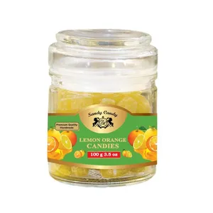 آبنبات سندی با طعم لیمو پرتقال - 100 گرم 