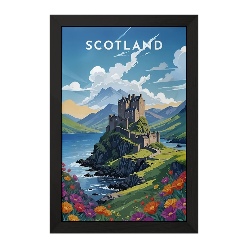 تابلو خندالو مدل اسکاتلند (Scotland) کد F6370