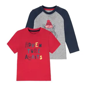 تی شرت آستین بلند پسرانه لوپیلو مدل NATURE مجموعه 2 عددی