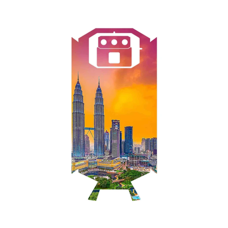 برچسب پوششی ماهوت مدل City of Kuala Lumpur مناسب برای گوشی موبایل دوجی S70