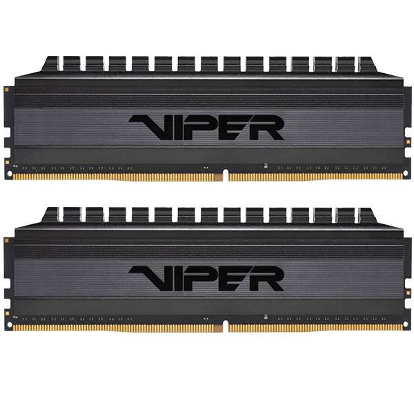 رم دسکتاپ دو کاناله 4000 مگاهرتز CL19 پتریوت مدل Viper Blackout ظرفیت 16 گیگابایت رم دسکتاپ دو کاناله 4000 مگاهرتز CL19 پتریوت مدل Viper Blackout ظرفیت 16 گیگابایت