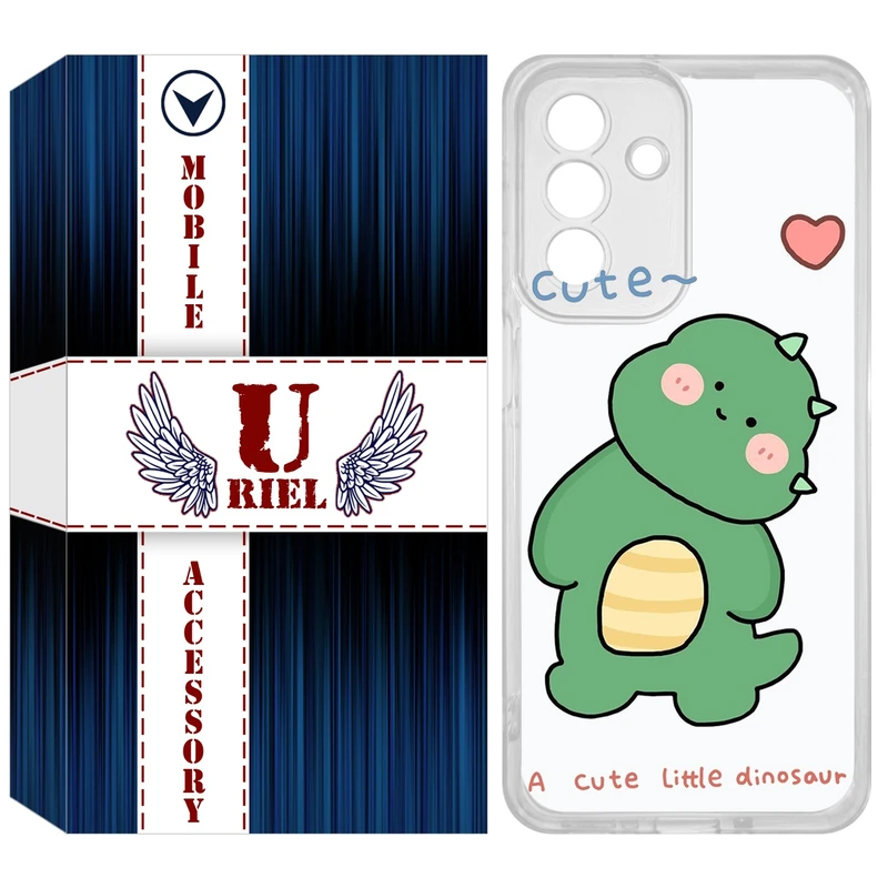کاور یوریل مدل Clear کد 3 طرح دایناسور مناسب برای گوشی موبایل سامسونگ Galaxy A56