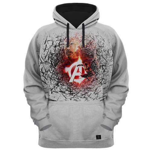 سویشرت مردانه 27 مدل AVENGERS کد AL158 رنگ طوسی