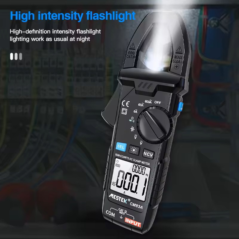 مولتی متر کلمپی دیجیتال مستک مدل CM83A