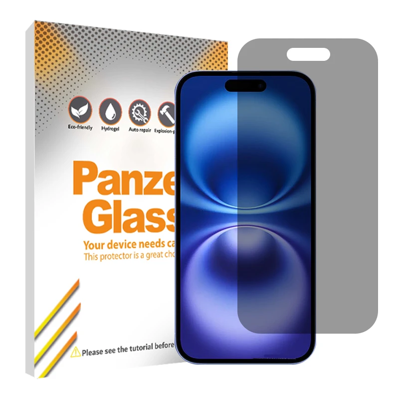 محافظ صفحه نمایش حریم شخصی پنزر گلس مدل Resistant مناسب برای گوشی موبایل اپل iPhone 16