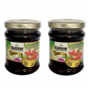 مربا زرشک رژیمی بدون شکر کامور - 280 گرم بسته 2 عددی