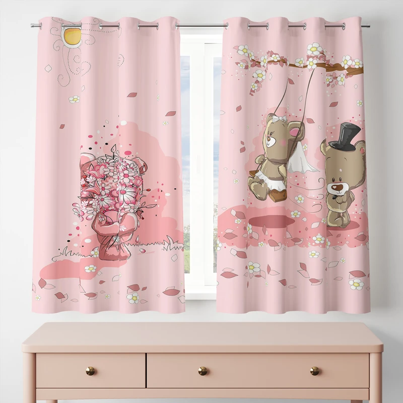 پرده مدل مخمل پانچی کد 7806 سایز 280x140 سانتی متر