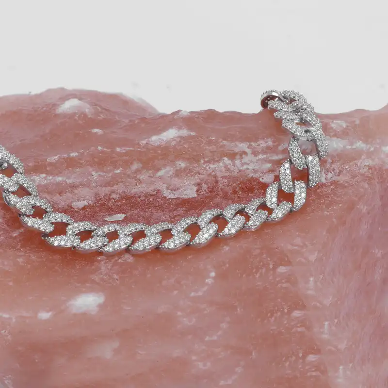 دستبند نقره مدل GTA-621